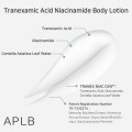 لوسیون بدن نیاسینامید و ترانگزامیک اسید APLB ضد لک و روشن کننده قوی پوست APLB Tranexamic Acid Niacinamide Body Lotion