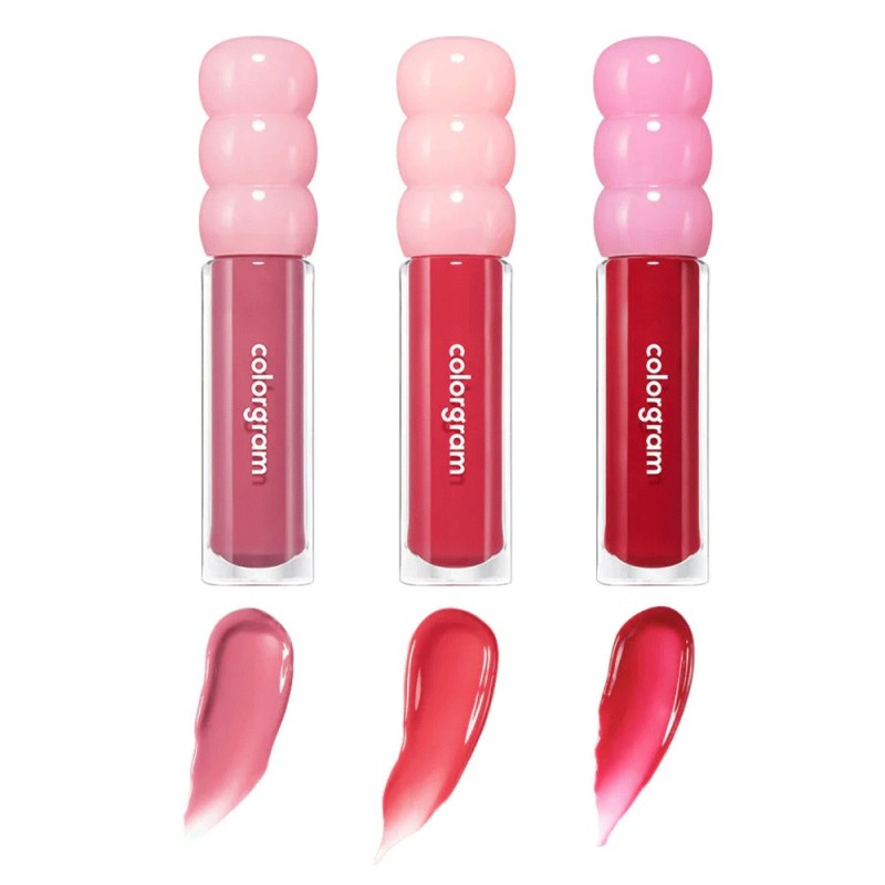 لیپ گلاس میوه ای کالرگرام COLORGRAM Fruity Glass Gloss - 04-farewell-guava