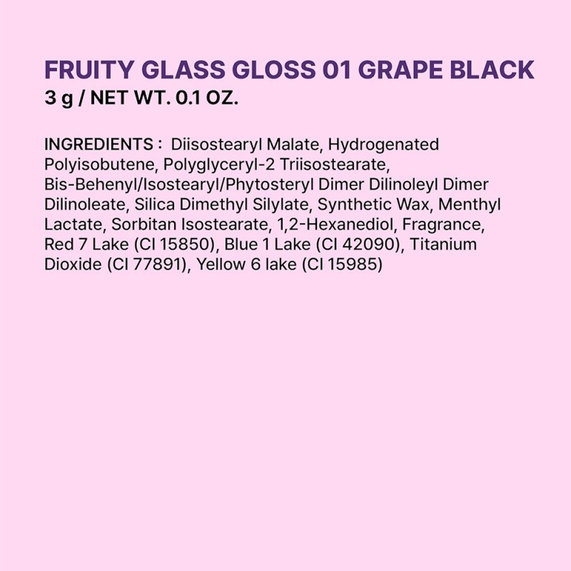 لیپ گلاس میوه ای کالرگرام COLORGRAM Fruity Glass Gloss - 04-farewell-guava