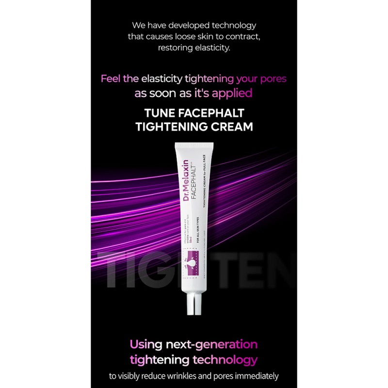 کرم ضد چروک قوی و جمع کننده منافذ دکتر ملاکسین Dr.Melaxin Facephalt Tightening Cream