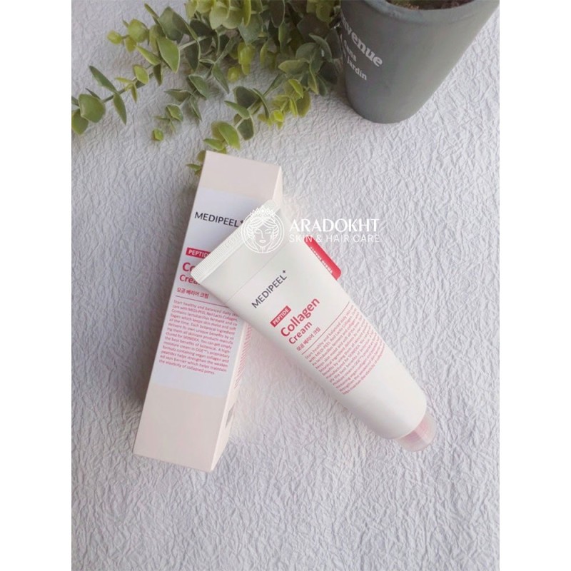 کرم مرطوب کننده جوانساز و ضد چروک لاکتو کلاژن قرمز مدی پیل Medi-Peel Red Lacto Peptide Collagen Barrier Cream