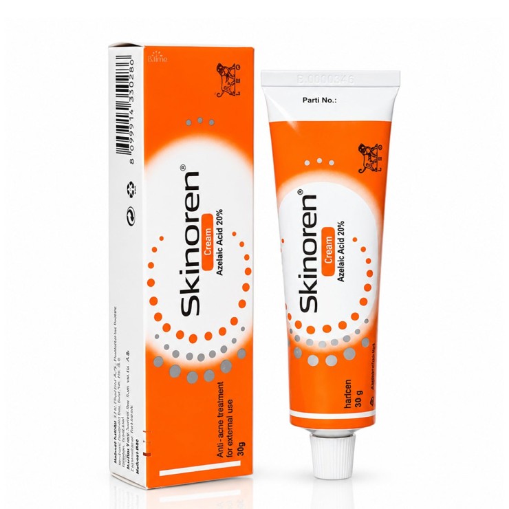 کرم ضد جوش آزلائیک اسید 20 درصد مناسب پوست های چرب و مختلط لئو فارما Skinoren Cream Azelaic Acid 20 حجم 30 میل
