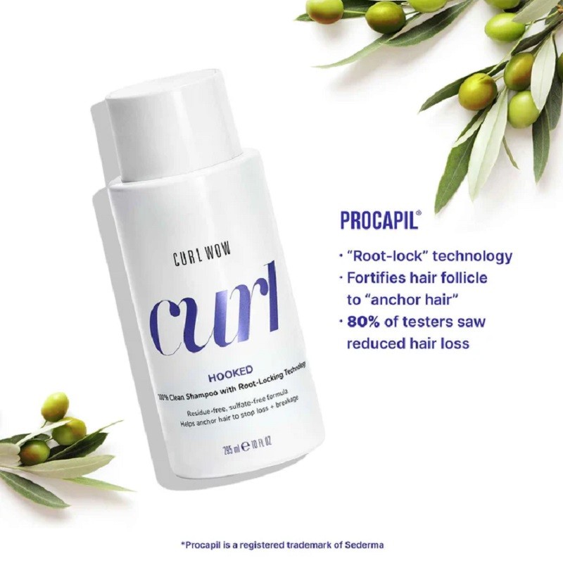 شامپو موهای فر کالر واو Hooked