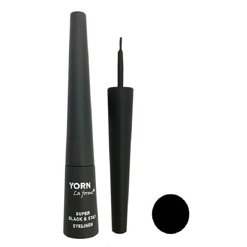 خط چشم مویی یورن Super Black and Stay